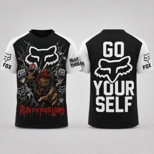 Custom name braapgirls Iron Maiden Fox Racing Apparel X23 Fox Racing for motocross girls and dirt bike riders - Fox Racing view 1