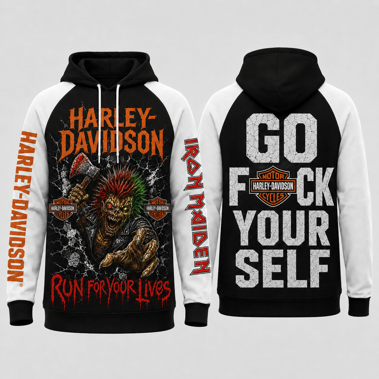 Iron Maiden Harley Davidson Apparel X23