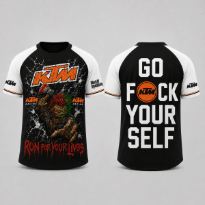 Custom name braapgirls Iron Maiden KTM Apparel X23 Hoodies for motocross girls and dirt bike riders - Hoodies view 1