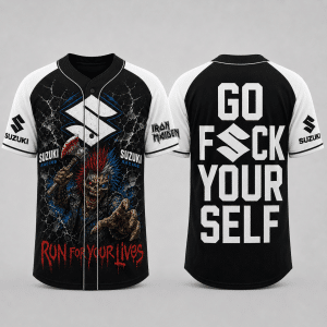 Custom name braapgirls Iron Maiden Suzuki Racing Apparel X23 Hoodies for motocross girls and dirt bike riders - Hoodies view 1
