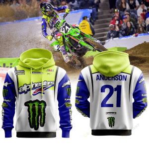 Jason Anderson Twisted Tea Suzuki AMA Supercross 2026 Premium Hoodie