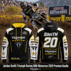 Jordon Smith Triumph Racing AMA Motocross 2026 Premium Hoodie