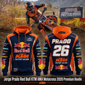 Jorge Prado Red Bull KTM AMA Motocross 2026 Premium Hoodie