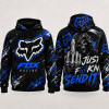 Just Fckn Send It – Fox Racing Blue Hoodie X42