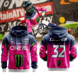Justin Cooper Monster Energy Yamaha Star Racing AMA Supercross 2026 Premium Hoodie