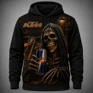 Custom name braapgirls KTM Racing Red Bull Apparel X25 Hoodies for motocross girls and dirt bike riders - Hoodies view 1