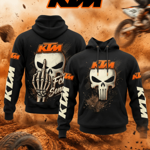Motocross Hoodie – Fckn Send It – KTM