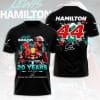 Lewis Hamilton 20 Years 3D Apparel