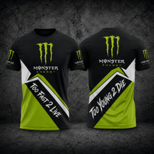 Custom name braapgirls Monster Enegry 3D Apparel X24 Hoodies for motocross girls and dirt bike riders - Hoodies view 3