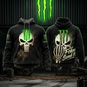 Motocross Hoodie – Fckn Send It – Monster Enegry