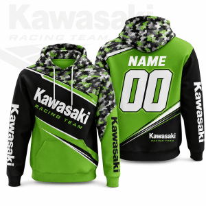Motocross Kawasaki Hoodie