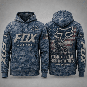 Motocross Racing – Stand For The Flag Fox Racing 3D Apparel X18 – US AirForce