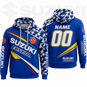 Motocross  Suzuki Racing Hoodie