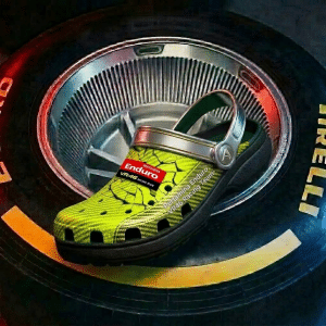 Pertamina Enduro VR46 Racing Team Clogs Shoes For Men Woman and Kids