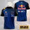 Personalized Red Bull Racing 3D Apparel – TMTHU4403