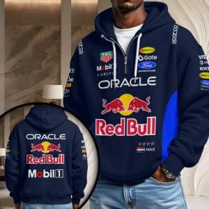 Custom name Red Bull Racing Red Bull Racing x Max Verstappen 2026 3D Unisex Waffle Hoodie – HOATT16043 Full Custom Name 2024 for motocross girls and dirt bik...
