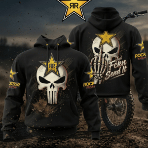 Motocross Hoodie – Fckn Send It – Rockstar Energy