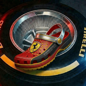 Scuderia Ferrari Racing Clogs Shoes For Men Woman and Kids