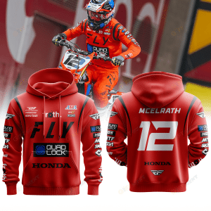 Shane McElrath Quad Lock Honda AMA Supercross 2026 Premium Hoodie