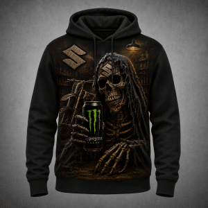 Custom name braapgirls Suzuki Racing Motocross Apparel Hoodie X25 Hoodies for motocross girls and dirt bike riders - Hoodies view 1