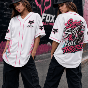 Sweet, Sassy & Full Throttle – Braapgirls 3D Apparel – White