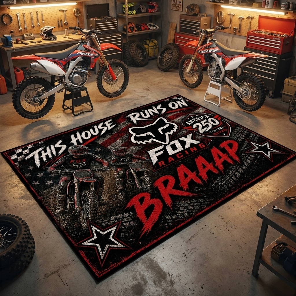 Motocross Rug -Father and Son - USA 250th Anniversary