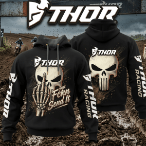 Motocross Hoodie – Fckn Send It – Thor