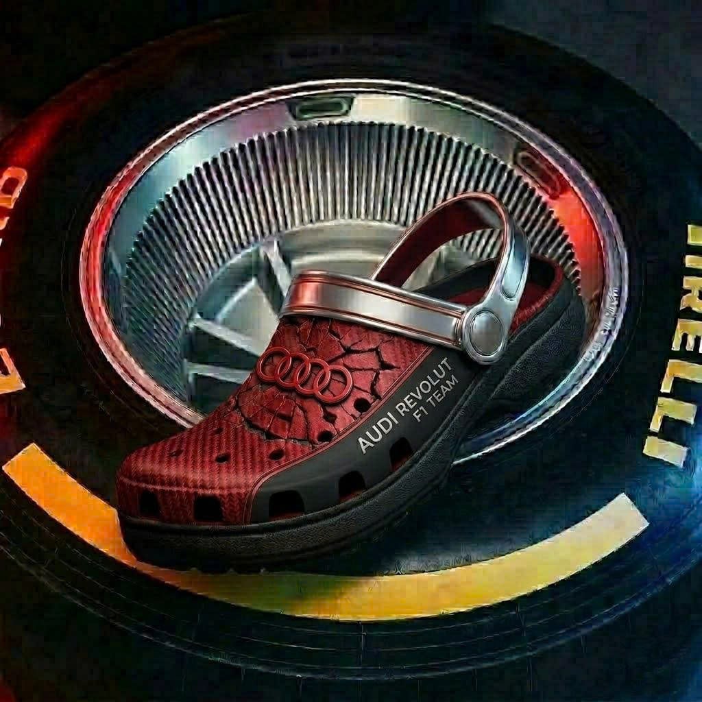 Audi F1 Team Racing Clogs Shoes For Men Woman and Kids