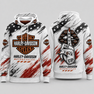 Harley Davidson Racing Shut The Fuck Up X46 Hoodie