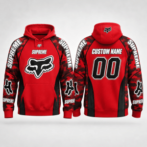 Fox Racing Supreme Personalized Red X111