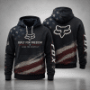 Fox Racing Built for Freedom Hoodie – Patriotic American Flag Motocross Pullover X82