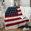 Fox Racing Blanket– Patriotic American Flag Motocross BLK1