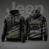 Jeep Hoodie – Patriotic American Flag Pullover X103