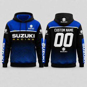 Suzuki Racing Custom Name & Number Apparel X62