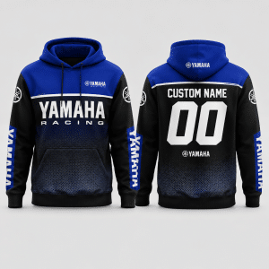 Yamaha Racing Custom Name Hoodie X54