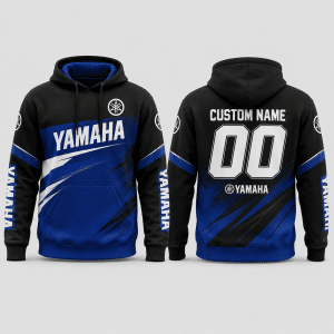 Yamaha Racing Custom Name Hoodie X56