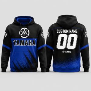 Yamaha Racing Custom Name Hoodie X57
