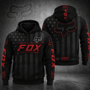 Fox Racing American Flag Hoodie 250 Years of Freedom – Patriotic Motocross Hoodie for Men & Women X81